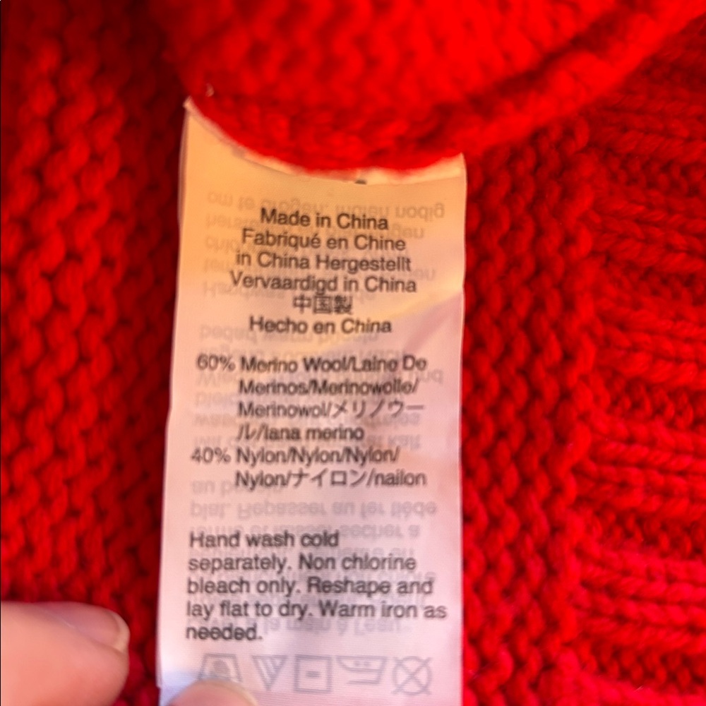 J Crew Fair Isle Sweater XS Merino Wool blend - Picture 6 of 8